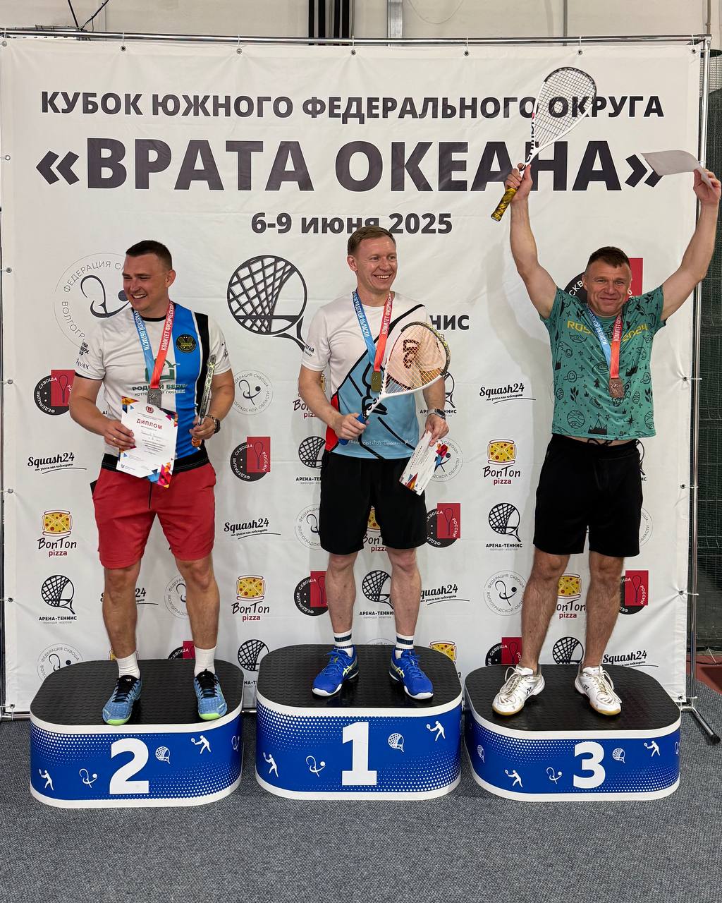 Отчет о проведении Межрегиональных соревнований «Врата Океана» по сквошу среди Мужчин и Женщин (г. Волгоград, 06-09 июня 2025 года)